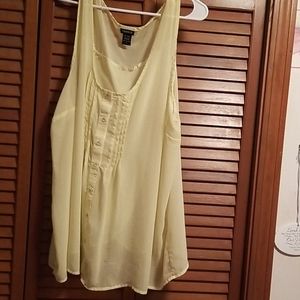 Yellow flowy tank top - Torrid 3